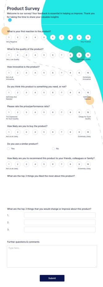 New Product Survey