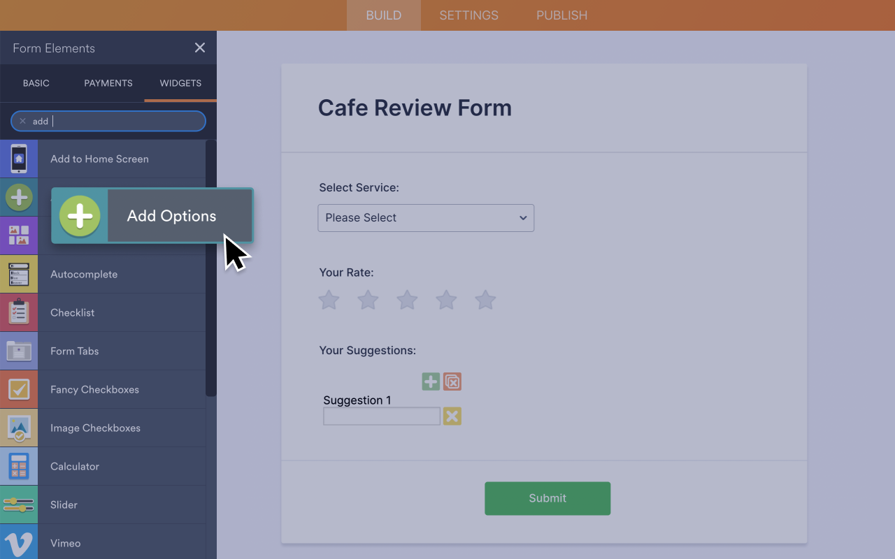 Add Options Screenshot 2