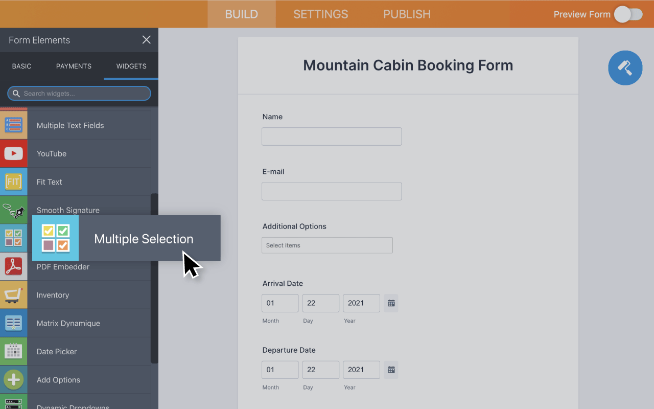 Multiple Selection Screenshot 2