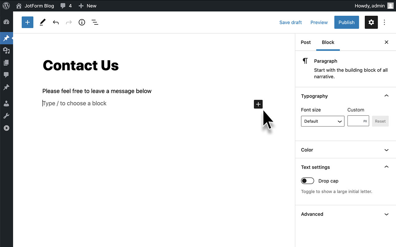 Wordpress Embed Form Screenshot 4