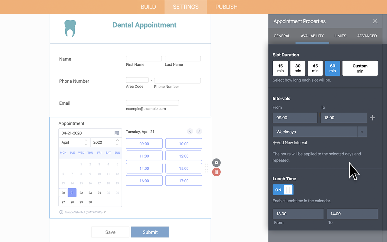Appointment Slots Screenshot 3