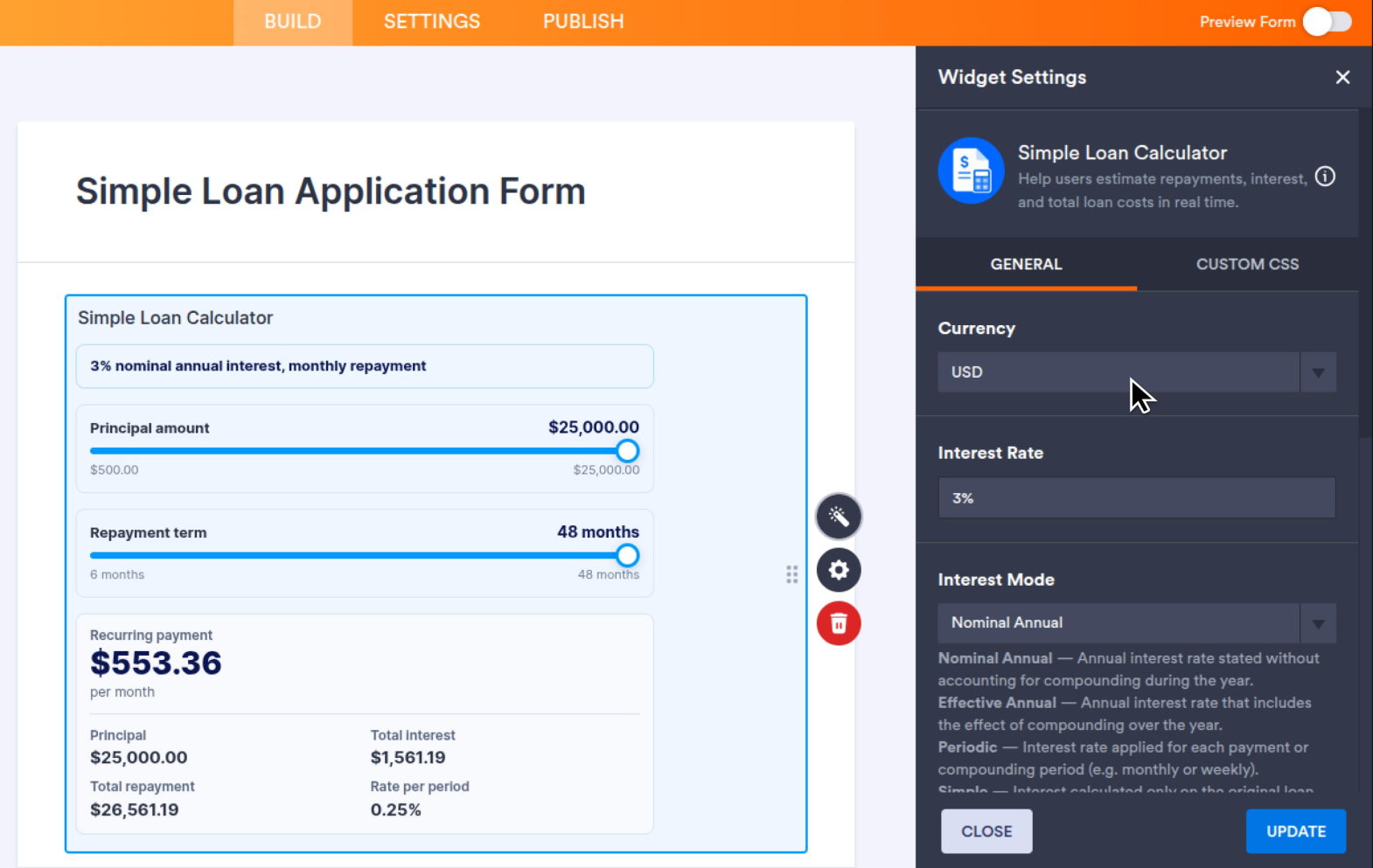 Simple Loan Calculator Screenshot 3