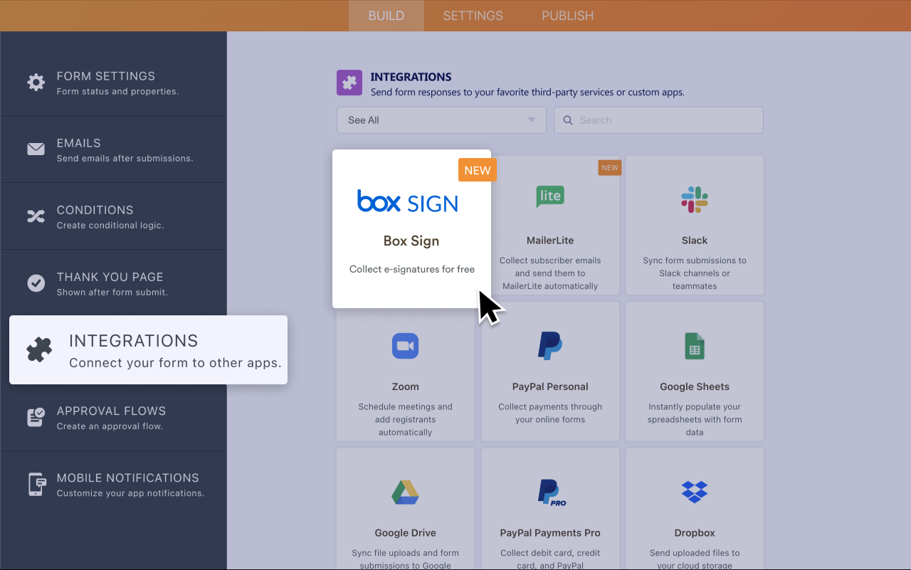 Box Sign Screenshot 2