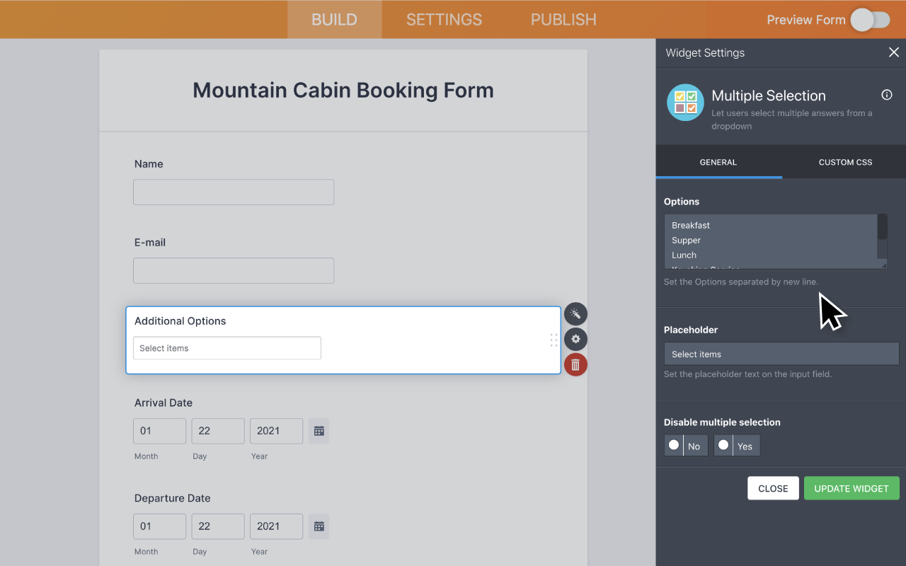 Multiple Selection Screenshot 3