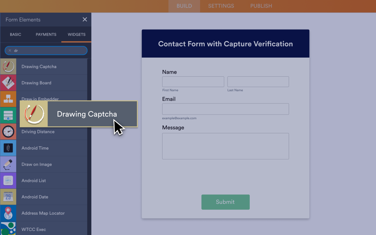 Drawing Captcha Screenshot 2