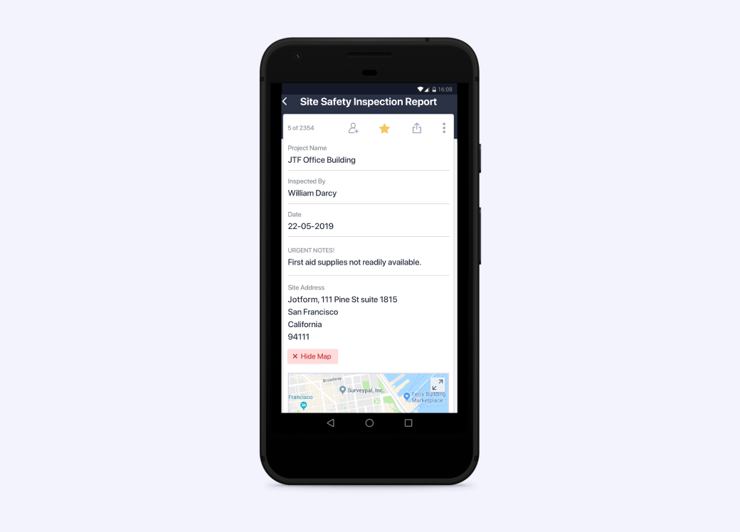 Jotform Mobile Forms (Android) Screenshot 8