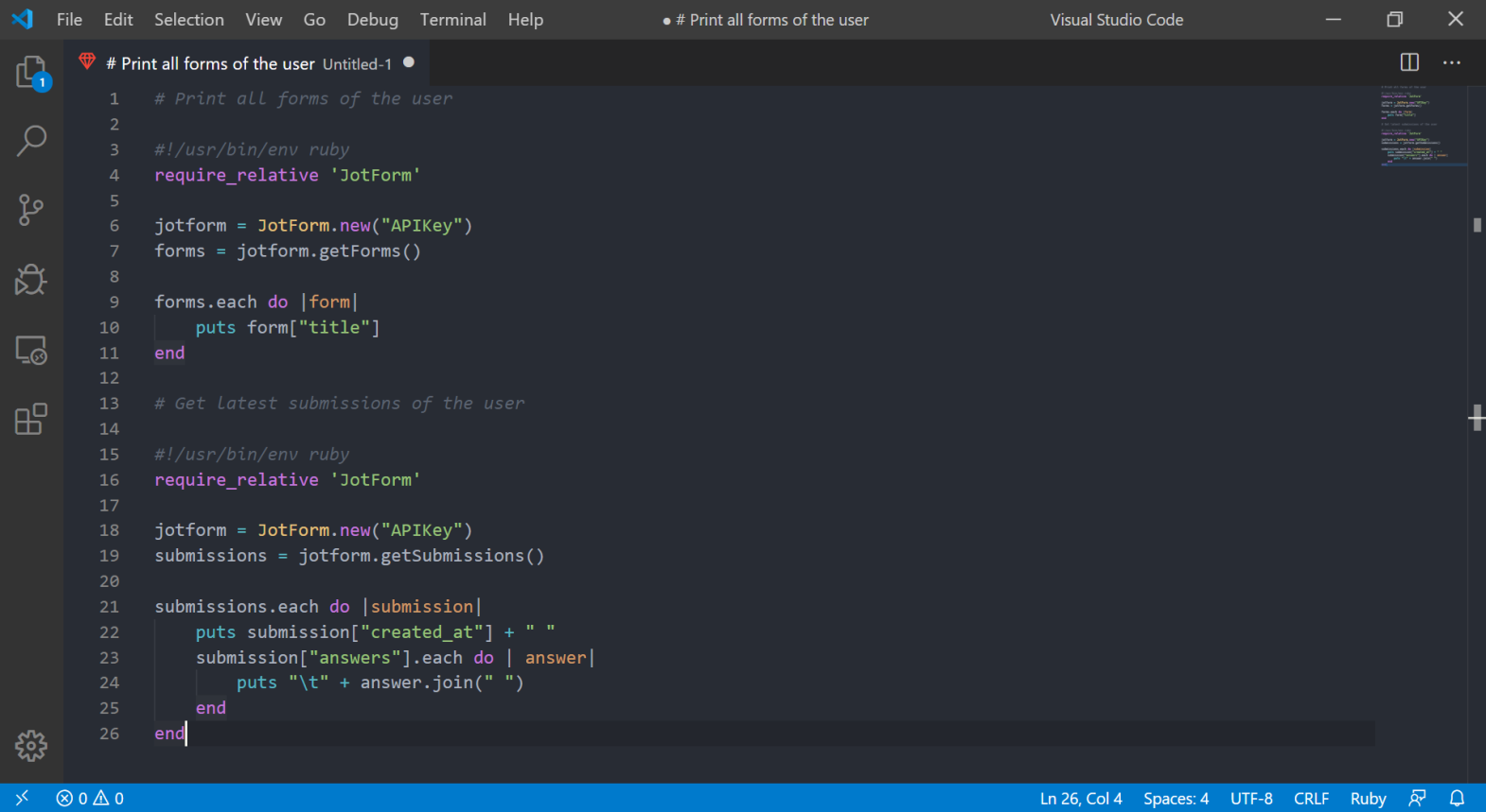 Ruby Wrapper Screenshot 1