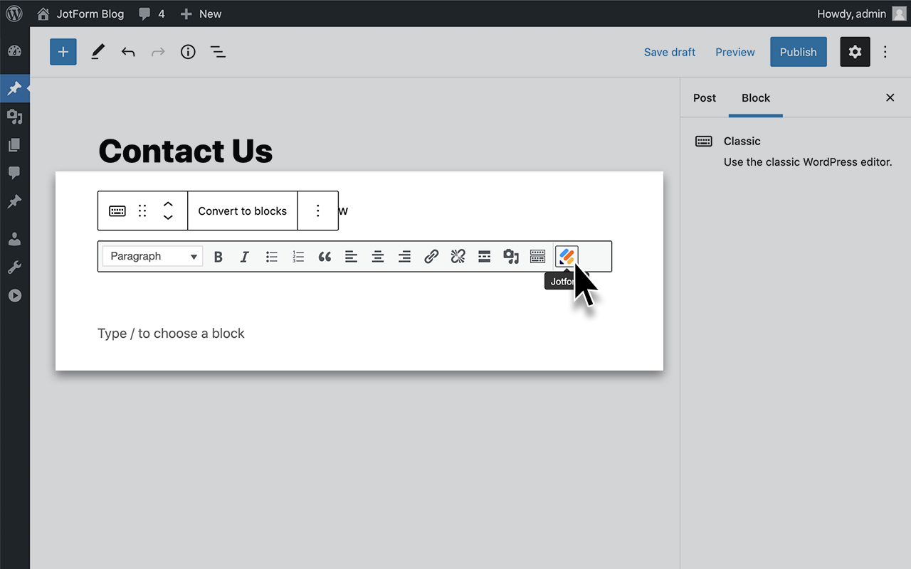 Wordpress Embed Form Screenshot 6