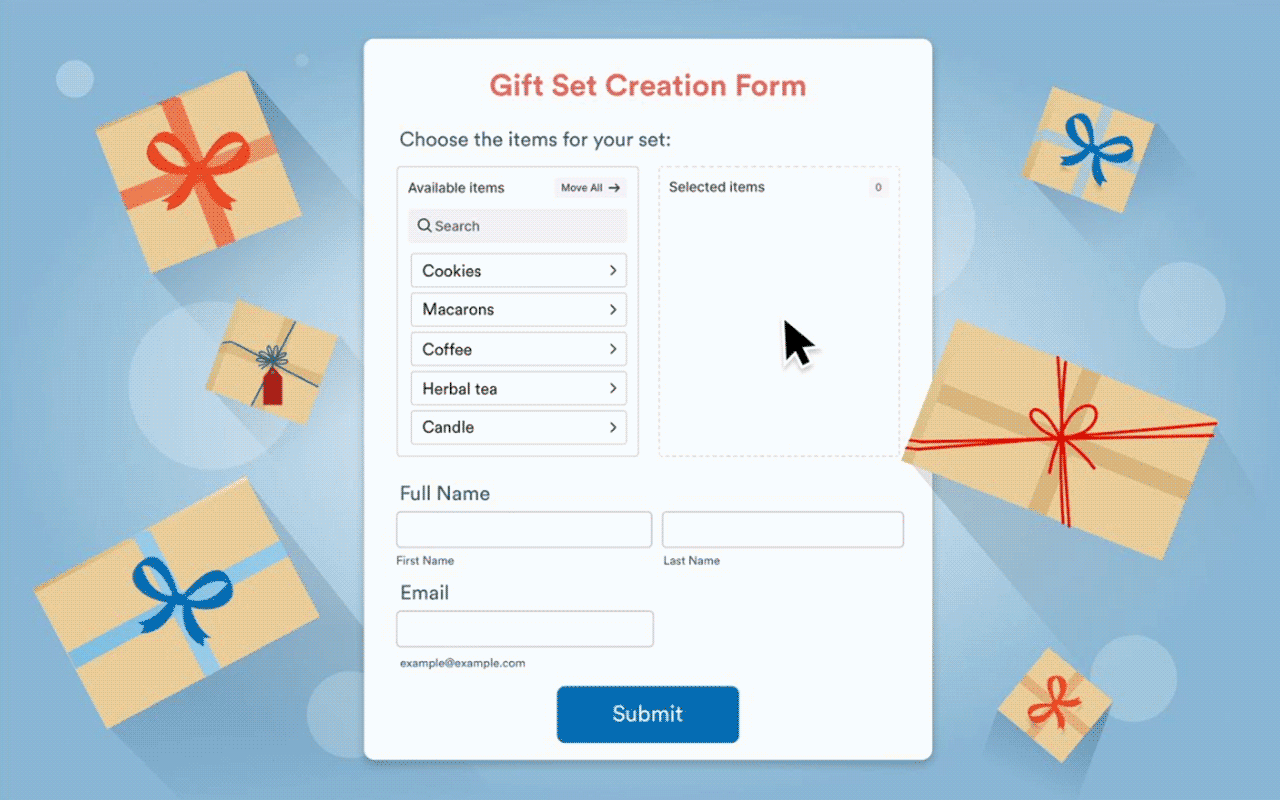 Dual ListBox Screenshot 1