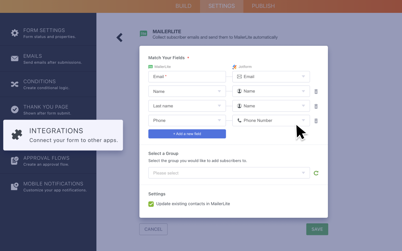 MailerLite Screenshot 3