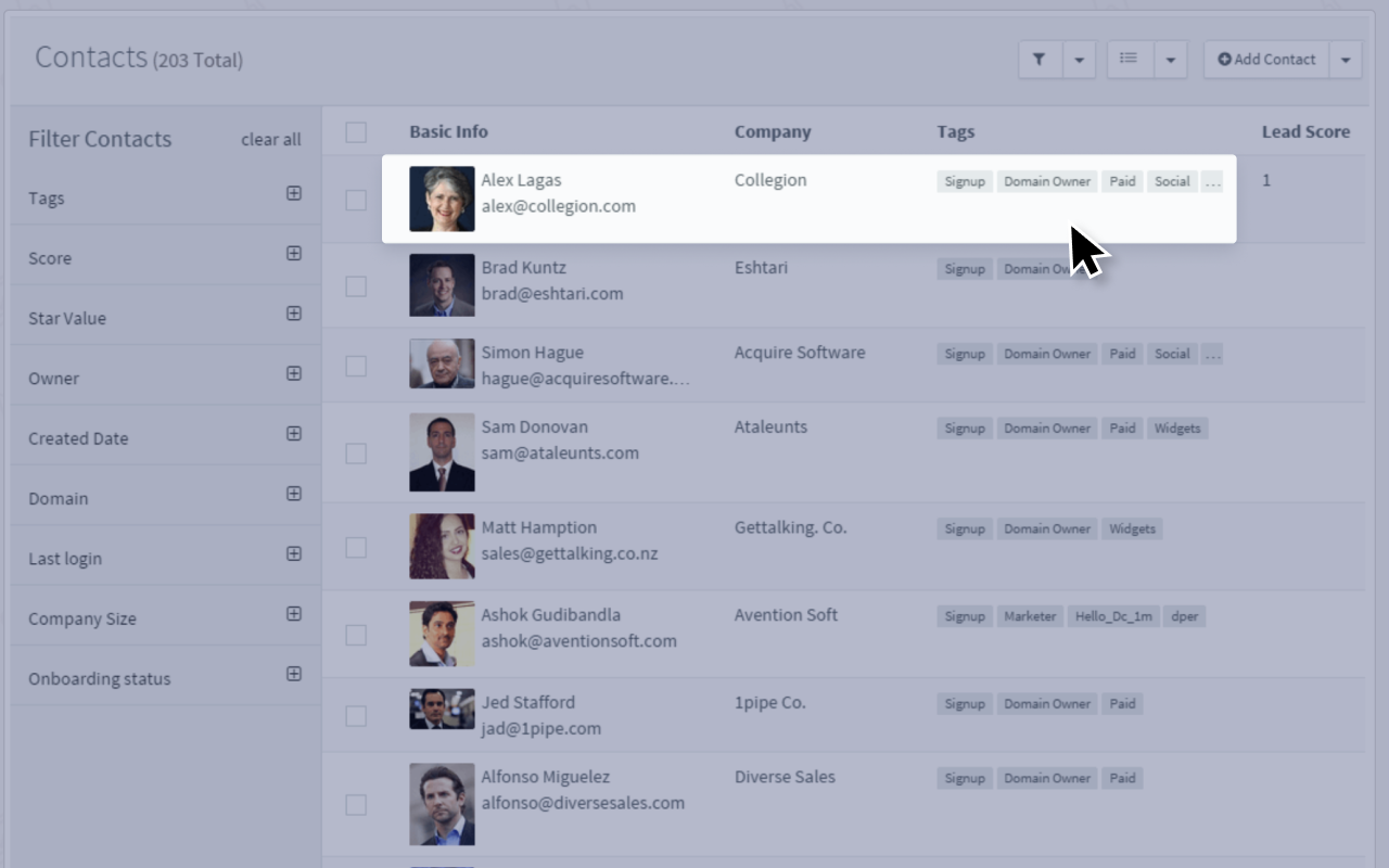Agile CRM Screenshot 4