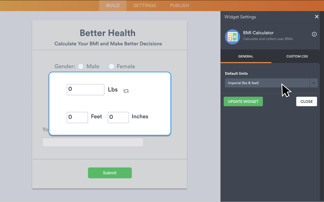 BMI Calculator Screenshot 3