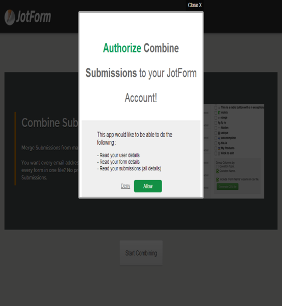 Combine Submissions Screenshot 2