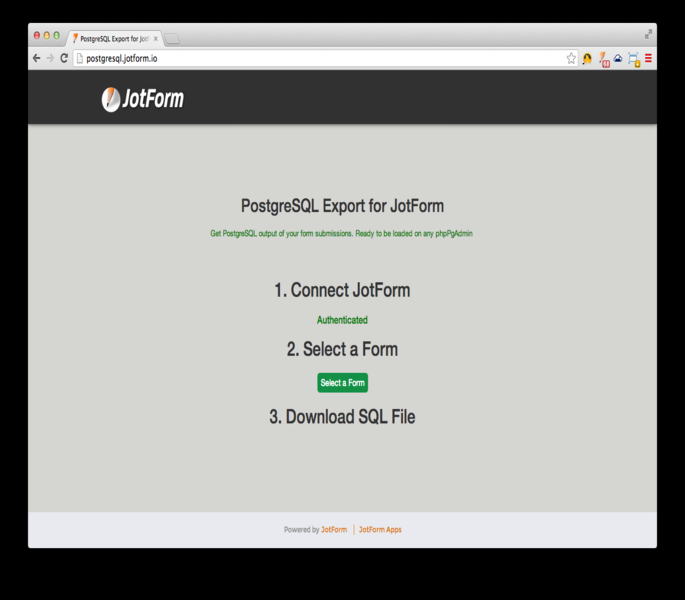 PostgreSQL Export Screenshot 4