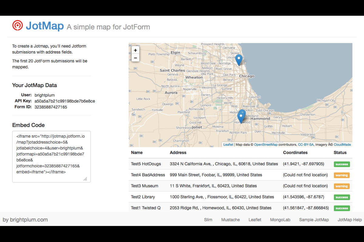 Jotmap Screenshot 1