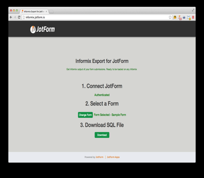 IBM Informix Export Screenshot 6