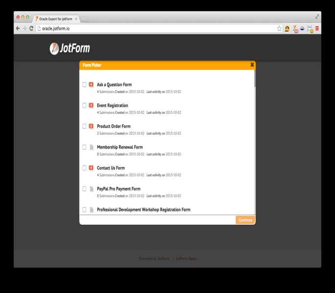Oracle Export Screenshot 5