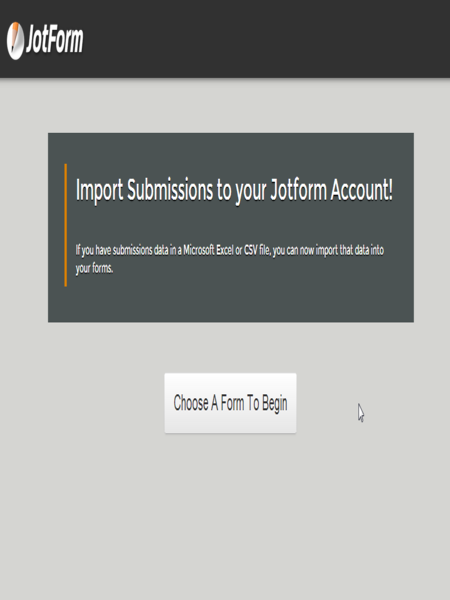Import Data Screenshot 1