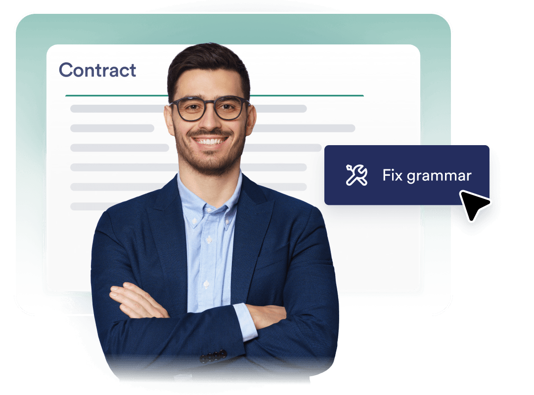 Fix contract grammar with AI