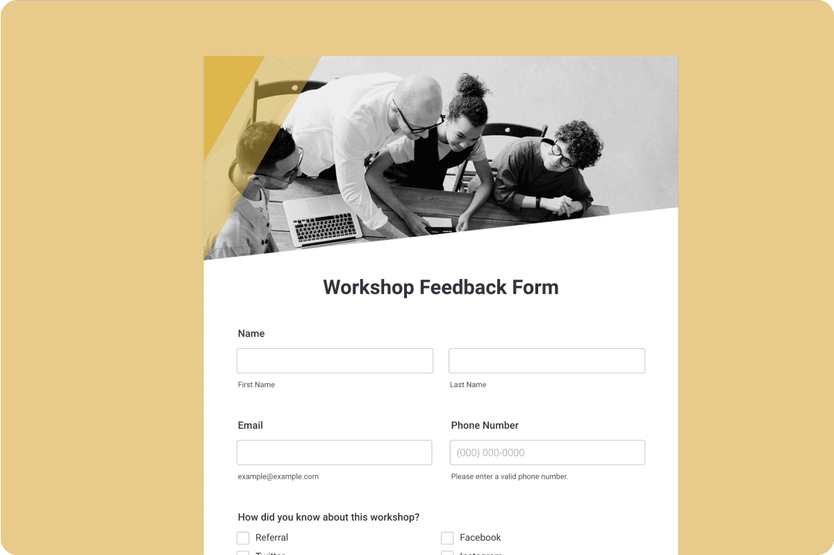 Workshop Feedback Form