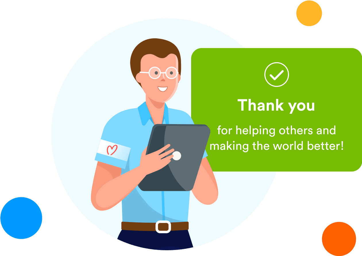 Thank you message