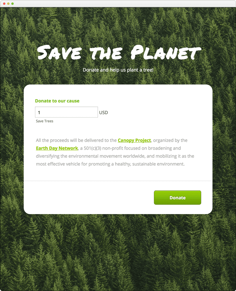 Donation Form