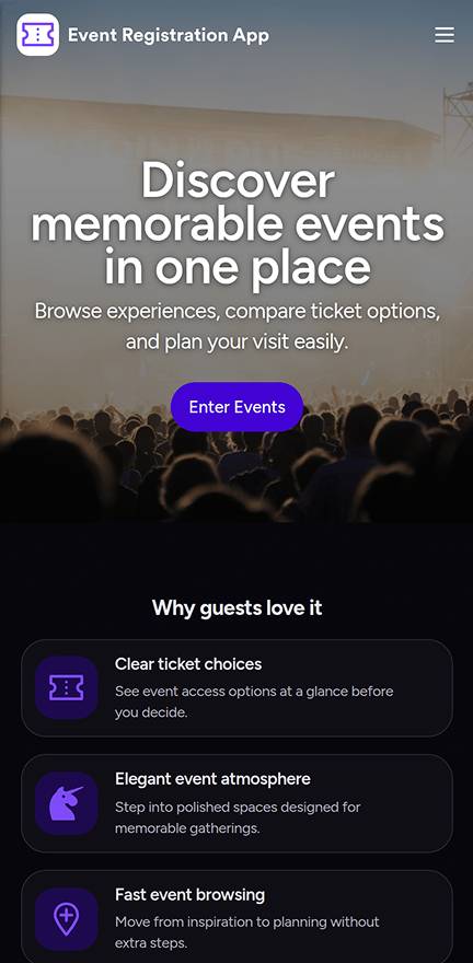 Event Registration App