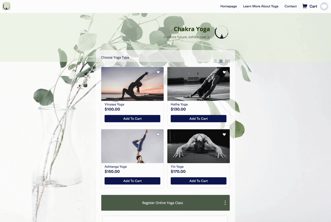 Yoga Studio App