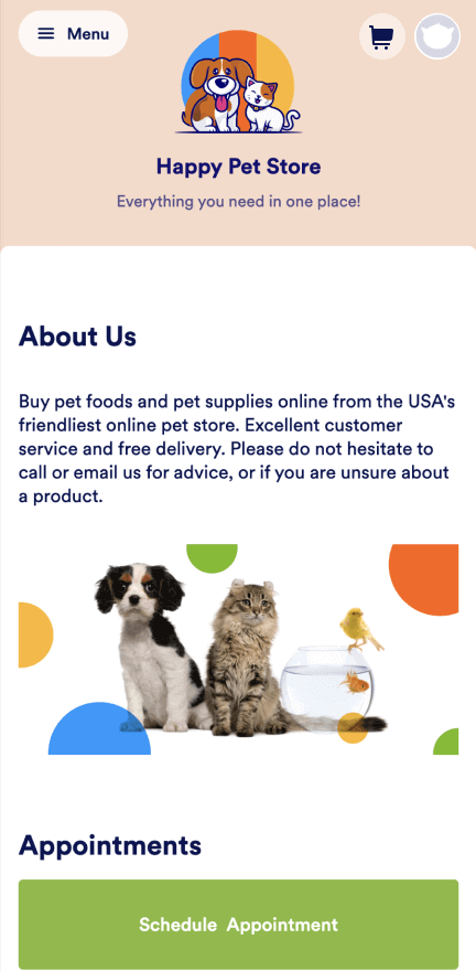 Pet Store App
