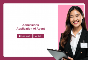 Admissions Application AI Agent Template Thumbnail