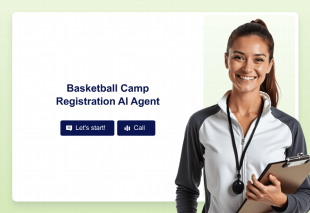 Basketball Camp Registration AI Agent Template Thumbnail