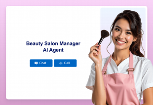 Beauty Salon Manager AI Agent Template Thumbnail