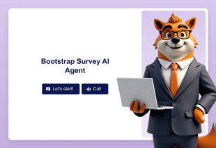Bootstrap Survey AI Agent Template Thumbnail