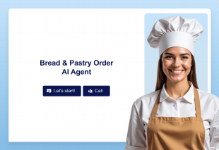 Bread & Pastry Order AI Agent Template Thumbnail