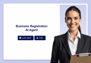 Business Registration AI Agent Template Thumbnail