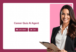 Career Quiz AI Agent Template Thumbnail