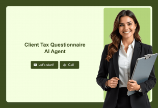 Client Tax Questionnaire AI Agent Template Thumbnail