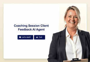 Coaching Session Client Feedback AI Agent Template Thumbnail