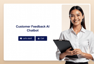 Customer Feedback AI Chatbot Template Thumbnail