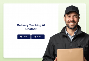 Delivery Tracking AI Chatbot Template Thumbnail