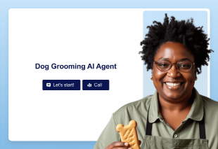 Dog Grooming AI Agent Template Thumbnail