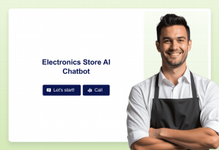 Electronics Store AI Chatbot Template Thumbnail