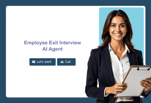 Employee Exit Interview AI Agent Template Thumbnail