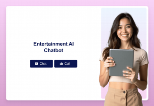 Entertainment AI Chatbot Template Thumbnail