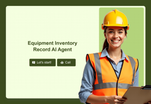 Equipment Inventory Record AI Agent Template Thumbnail
