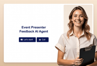 Event Presenter Feedback AI Agent Template Thumbnail