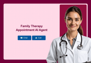 Family Therapy Appointment AI Agent Template Thumbnail