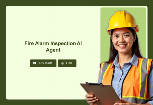 Fire Alarm Inspection AI Agent Template Thumbnail