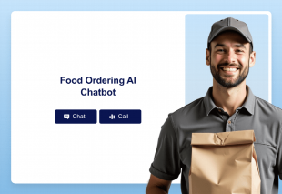 Food Ordering AI Chatbot Template Thumbnail