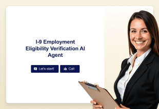 Form I-9 Employment Eligibility Verification AI Agent Template Thumbnail